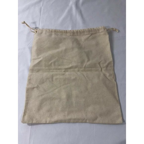 Valentino Dust Bag Storage Cover Pouch Drawstring Cream 13" X 12" - Picture 4 of 6